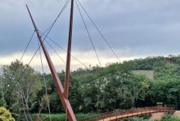 Movimentazione e varo passerella ciclo–pedonale di Borgo Rivola